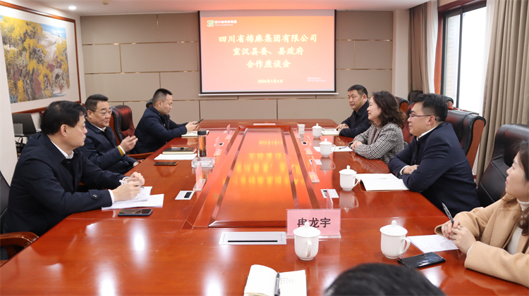 集團(tuán)公司召開與宣漢縣委、縣政府合作座談會